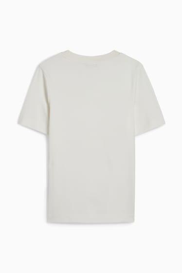 Femei - Tricou - alb-crem