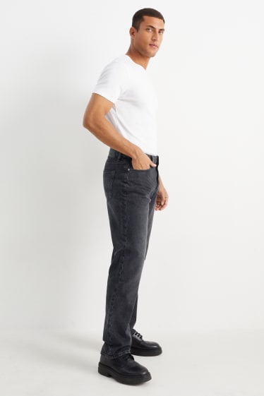 Bărbați - Regular jeans - LYCRA® - denim-gri închis