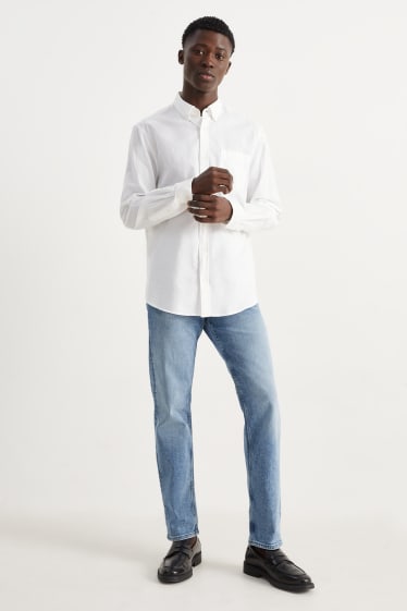 Bărbați - Straight jeans - LYCRA® - denim-albastru deschis
