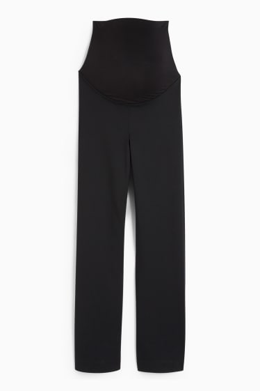 Femei - Pantaloni gravide din jerseu - negru
