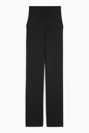 Femei - Pantaloni gravide din jerseu - negru