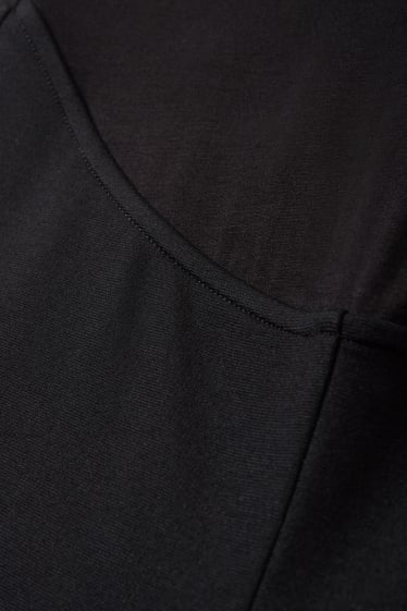 Femei - Pantaloni gravide din jerseu - negru