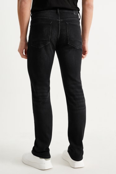 Bărbați - Slim jeans - Flex - jog denim - LYCRA® - negru