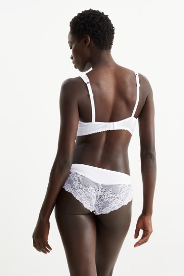 Women - Multipack of 2 - underwire bra - LYCRA® - white