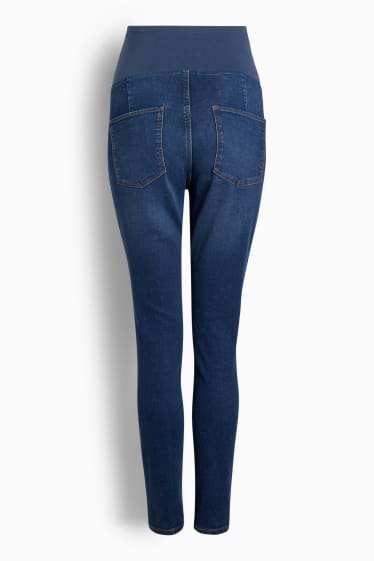 Femei - Jeans gravide - jegging jeans - denim-albastru