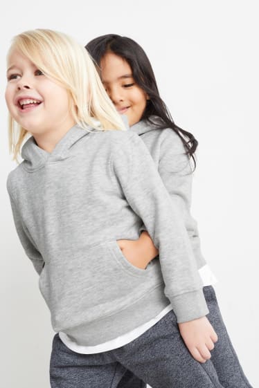Unisex - Hanorac - genderneutral - gri deschis melanj