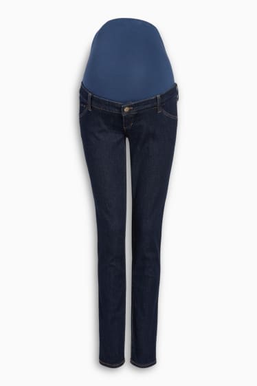 Femei - Jeans gravide - slim jeans - LYCRA® - denim-albastru închis