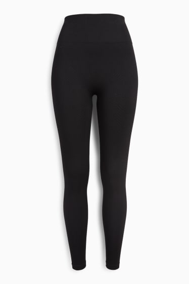 Femei - Colanți sport - protecție UV - negru