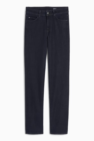 Femei - Premium Denim by C&A - straight jeans - talie medie - LYCRA® - denim-albastru închis