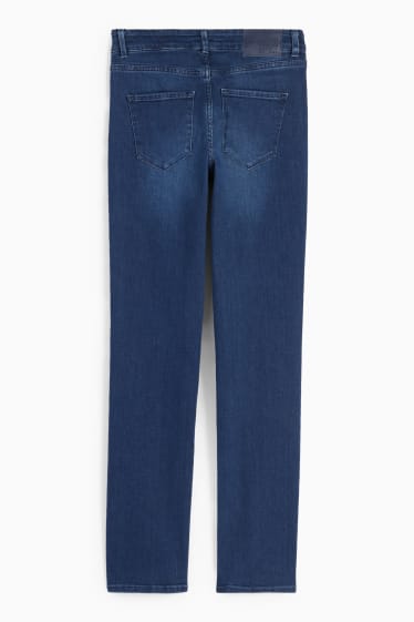 Femei - Premium Denim by C&A - straight jeans - talie medie - LYCRA® - denim-albastru închis