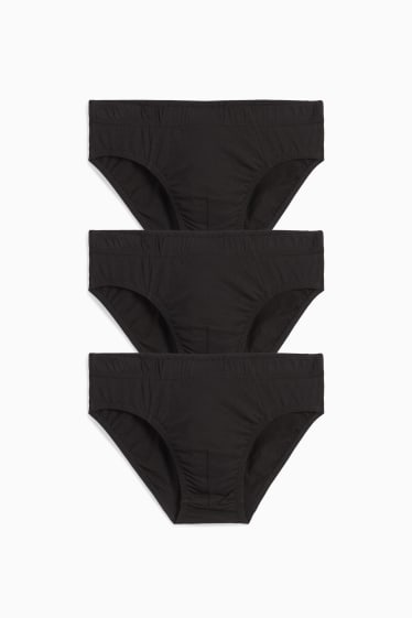 Men - Multipack of 3 - briefs - black