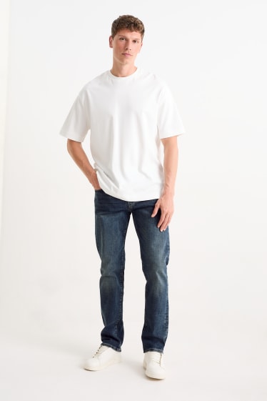 Bărbați - Straight jeans - LYCRA® - denim-albastru închis