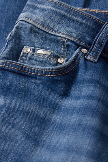 Femei - Bootcut jeans - talie medie - LYCRA® - denim-albastru