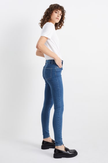 Women - Jegging jeans - high waist - blue denim