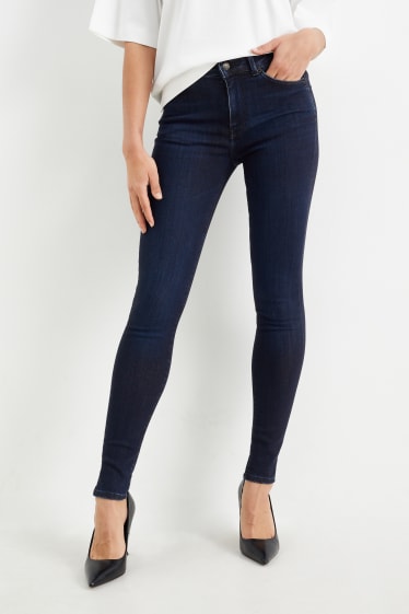 Femei - Premium Denim by C&A - skinny jeans - talie medie - LYCRA® - denim-albastru închis