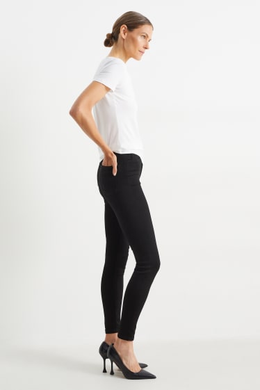 Femei - Multipack 2 buc. - jegging jeans - talie înaltă - negru