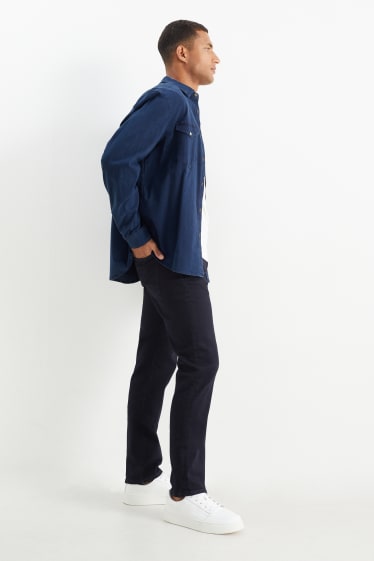 Bărbați - Premium Denim by C&A - straight jeans - LYCRA® - denim-albastru închis