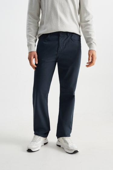 Bărbați - Pantaloni - regular fit - gri închis
