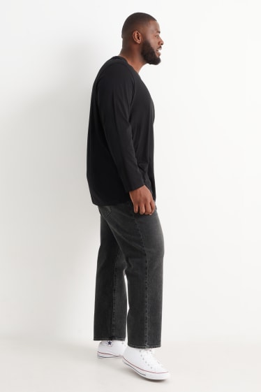 Bărbați - Regular jeans - LYCRA® - denim-gri închis
