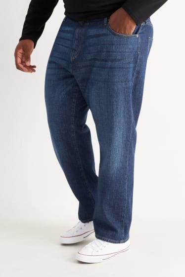 Bărbați - Regular jeans - LYCRA® - denim-albastru închis