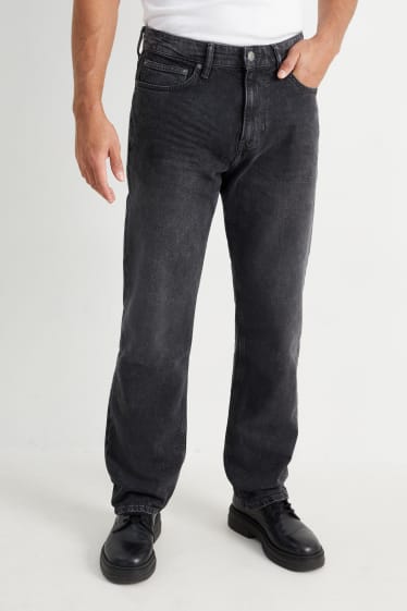 Bărbați - Regular jeans - LYCRA® - denim-gri închis