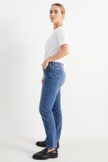 Dámské - Slim jeans - mid waist - LYCRA®  - džíny - modré