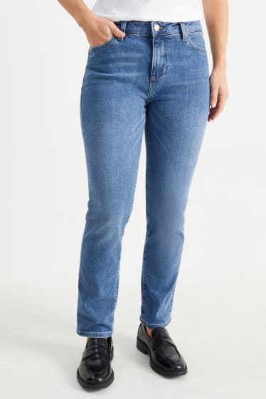 Dámské - Slim jeans - mid waist - LYCRA®  - džíny - modré