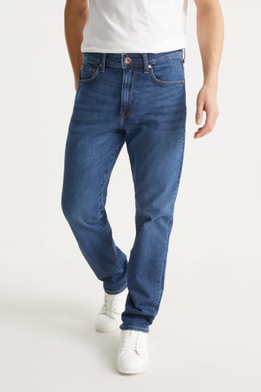 Bărbați - Straight jeans - LYCRA® - denim-albastru