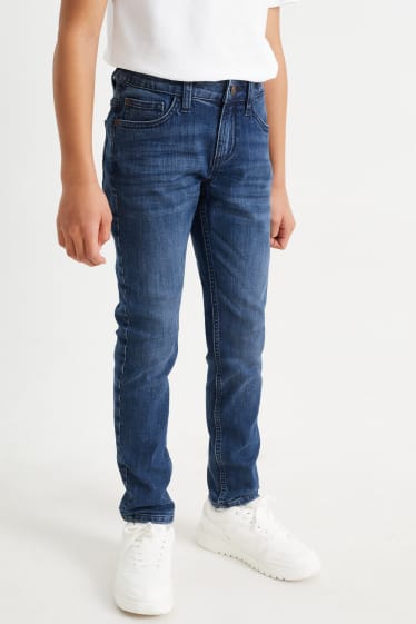 Copii - Băieți - Slim jeans - LYCRA® - denim-albastru închis
