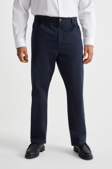 Bărbați - Pantaloni - regular fit - albastru închis