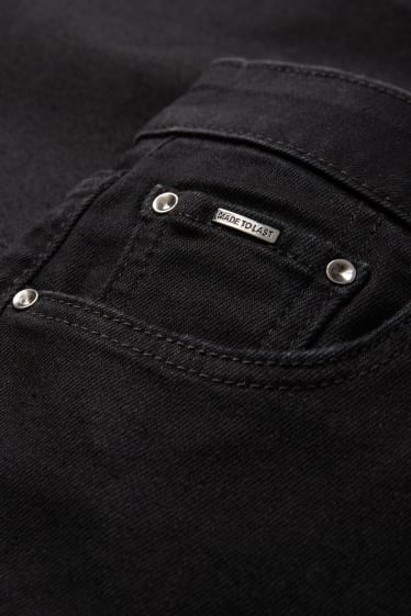 Femei - Bootcut jeans - talie medie - LYCRA® - negru