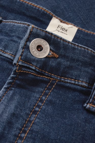 Bărbați - Slim jeans - Flex jog denim - LYCRA® - denim-albastru închis