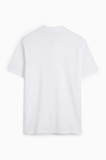 Bărbați - Tricou polo - regular fit - alb