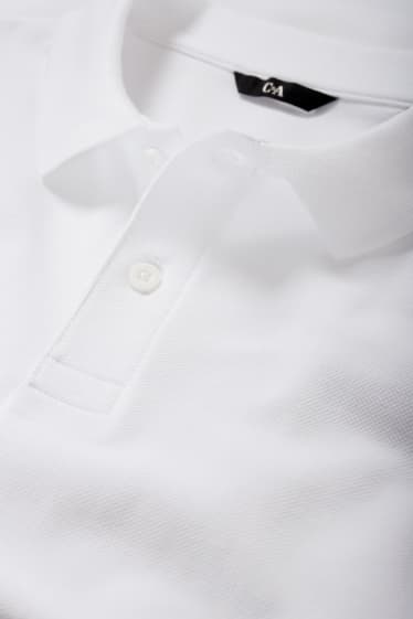 Bărbați - Tricou polo - regular fit - alb