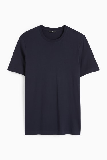 Men - T-shirt - regular fit  - dark blue
