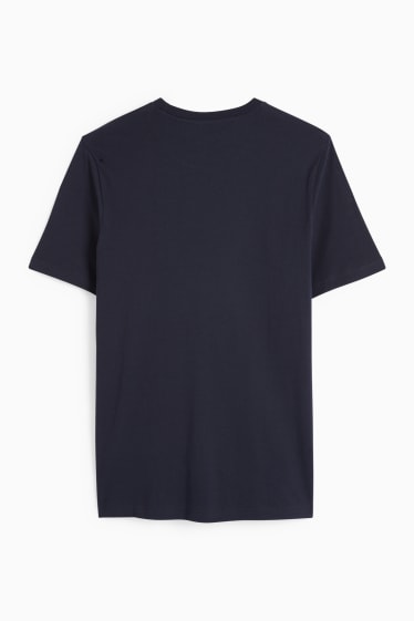 Men - T-shirt - regular fit  - dark blue