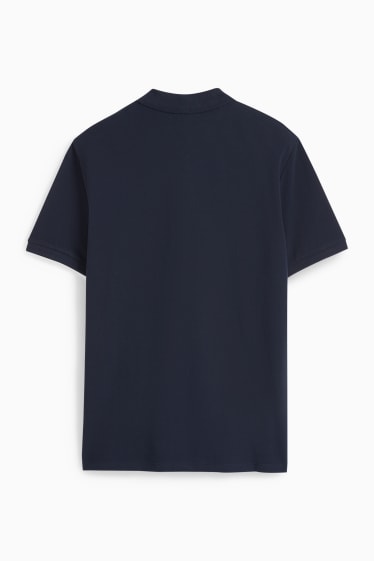 Bărbați - Tricou polo - regular fit - albastru închis