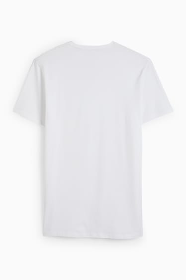 Bărbați - Tricou - slim fit - Flex - alb