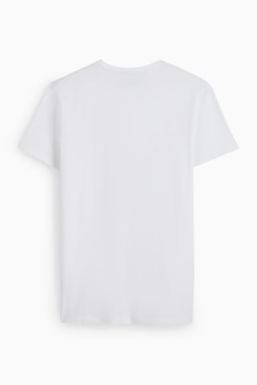 Bărbați - Tricou - slim fit - Flex - alb