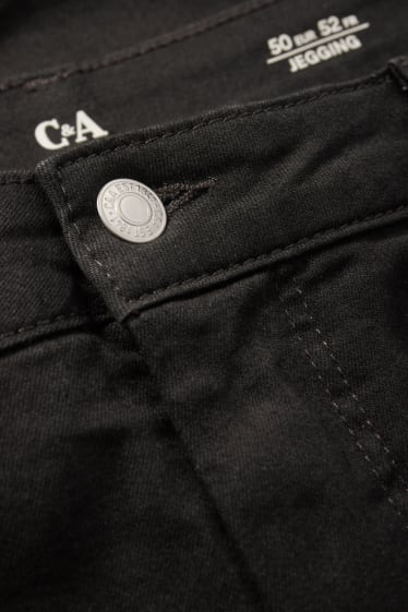 Femei - Jegging jeans - talie înaltă - negru