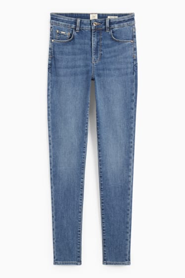 Femei - Skinny jeans - talie medie - jeans modelatori - Flex - LYCRA® - denim-albastru