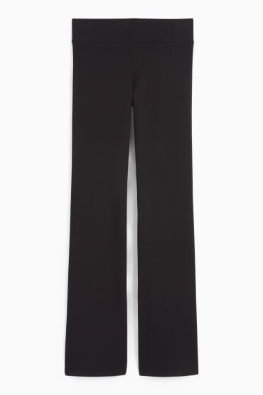Women - Flared leggings - black