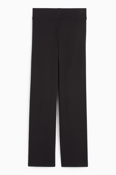 Women - Flared leggings - black