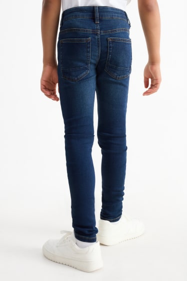 Children Boys - Skinny jeans - denim-dark blue