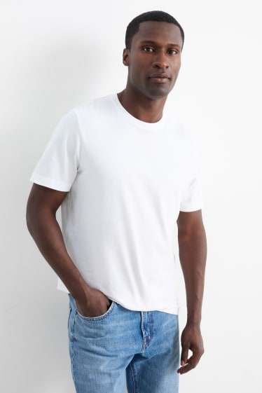 Bărbați - Tricou - regular fit  - alb