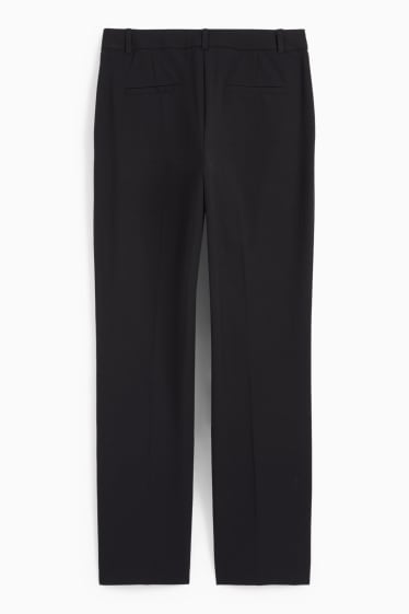 Femei - Pantaloni office - talie medie - straight fit - Mix & Match - negru