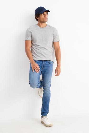 Bărbați - Skinny jeans - LYCRA® - denim-albastru