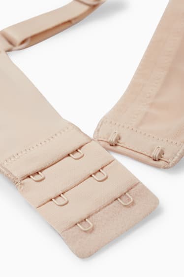 Femei - Sutien cu armătură - DEMI - vătuit - LYCRA® - bej deschis