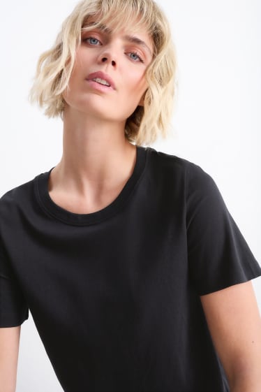 Femei - Tricou - regular fit - negru