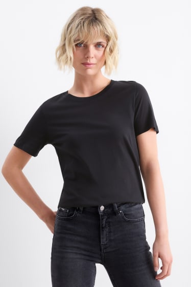 Femei - Tricou - regular fit - negru